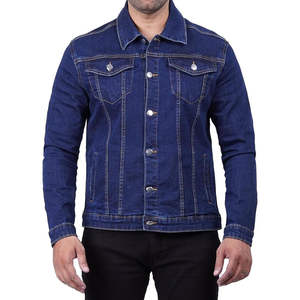 Chaqueta de Mezclilla Moderna para Hombre, Diseño Elegante, Fácil de Usar, Chaqueta Informal para Hombre - Product Image 4