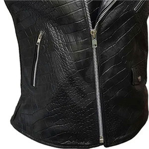 Fashionable Casual <b>Leather</b> <b>Vests</b>-Premium Quality Eco-Friendly & Breathable Customizable Designs for <b>Men</b> in Reasonable Price - Product Image 6