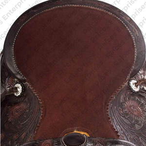 Sillín de caballo inglés multiusos con logotipo personalizado Producto más vendido Sillín de caballo inglés occidental de cuero americano - Product Image 6