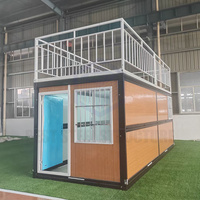 Maison préfabriquée pliable moderne et innovante BST, style tendance, conception résistante aux intempéries, maison portable multi-unités personnalisée