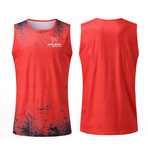 Camiseta sin mangas en blanco sublimación al por mayor nuevo diseño personalizado camiseta sin mangas sublimación de alta calidad precio al por mayor camiseta sin mangas sublimación. - Product Image 1
