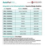 Connecteur de tuyau d'eau de thermostat de moteur de 10 pièces pour Chevrolet Orlando J3 Trax