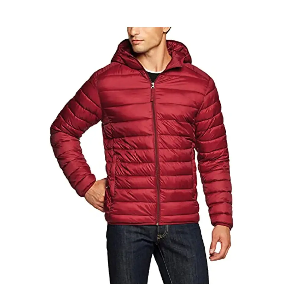 Chaquetas de invierno para hombre más vendidas para caballeros Cierre de cremallera Tallas grandes Servicio OEM Chaquetas acolchadas para hombre con logotipo