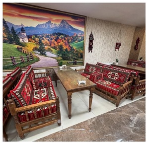 ชุดโต๊ะร้านอาหารชิชาเฟอร์นิเจอร์บาร์คาเฟ่โต๊ะเก้าอี้ร้านอาหารม้านั่งร้านอาหารเฟอร์นิเจอร์บิสโทรฮุคคา - Product Image 1