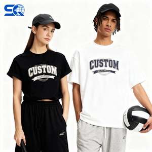 Custom Logo Sublimation Print <b>Men</b> T <b>Shirt</b> 100% Cotton Knitted O Neck Letter Graphic Casual Streetwear Breathable <b>Compressed</b> - Product Image 1