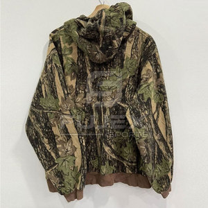 Sudadera con capucha de invierno de algodón 100% ligera informal Diseño de camuflaje de secado rápido Logotipo personalizable Patrón sólido Cuello con capucha de alta calidad - Product Image 3