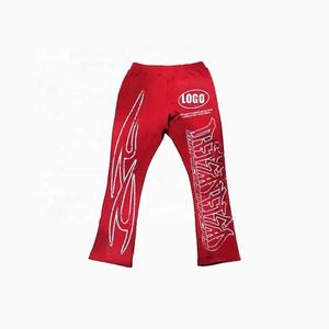 Y2K Vintage <b>Washed</b> Sweatpants and Hoodie Tracksuit Set <b>Men</b> Custom Sunfaded Screen Printing Two Piece Sets Winter Sweatsuits Set - Product Image 3