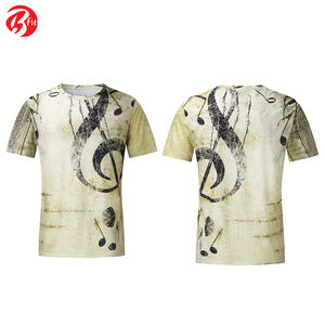 <b>Short</b> <b>Sleeve</b> Fashion Wear Sublimation Printing T <b>Shirts</b> Quick Dry Different Design 100% Cotton Men's T-<b>shirts</b> - Product Image 6