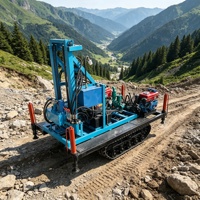 Mini-plateforme de forage de puits d'eau portable avec mobilité flexible et installation pratique pour les chantiers de construction isolés