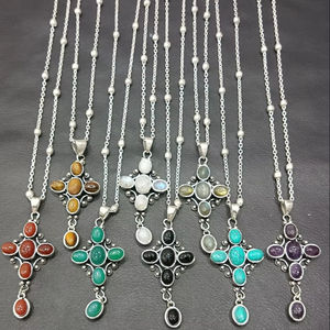 Rawat artisanat femmes Vintage à la mode Agate colliers de perles à la mode chaîne pendentif bijoux personnalisés fabriqués en Inde - Product Image 1