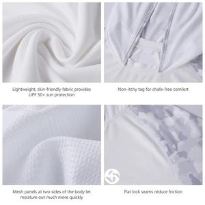 Customized Polyester Long Sleeve Hooded Fishing Shirts Breathable <b>Sun</b> <b>Protection</b> <b>Clothing</b> UV <b>Protection</b> Quick Dry Feature Sets - Product Image 6