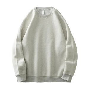 Sudaderas exclusivas de 460G para hombre de peso pesado, sudadera de algodón 100% de manga larga con cuello redondo de otoño, colores y tallas personalizados 2026 - Product Image 1