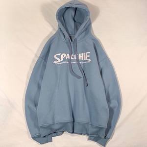 เสื้อฮู้ดผ้าฝ้ายคอตตอนทรงครอปแบบสวมหัวมีซิปมีฮู้ดแบบยูนิเซ็กส์พร้อมพิมพ์ดิจิตอลและฮู้ดแบบปรับได้ - Product Image 2