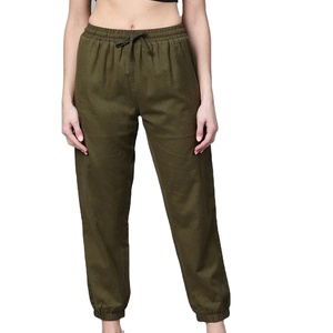 Pantalon de survêtement personnalisé OEM Design vierge Sports à séchage rapide Joggers Vêtements d'hiver Pantalon de survêtement uni et lourd pour femmes Prix de gros - Product Image 1