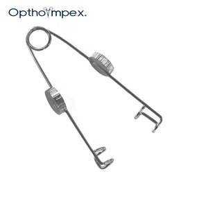 Espéculos Oftálmicos, Instrumentos Quirúrgicos Oftálmicos, Retractores de Párpados de Acero Inoxidable, Precisión Manual, Certificación CE, Uso Hospitalario - Product Image 1