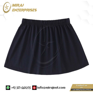 Sudadera con delantal desmontable con cintura elástica, falda decorativa personalizada para mujer, Color sólido, negro, blanco, acampanado, dobladillo falso - Product Image 5