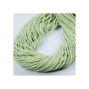 ลูกปัดไมโครเจียระไนโอนิกซ์สีเขียว2มม. คุณภาพระดับพรีเมี่ยมลูกปัด13นิ้วสาระของบุคคลที่สามได้รับการรับรอง alif นานาชาติสำหรับ - Product Image 1