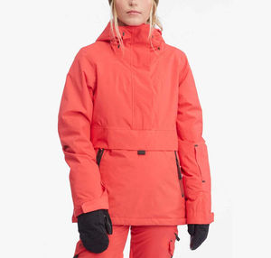Veste de ski pour femme de haute qualité, personnalisée, Polartec, respirante et imperméable, coupe-vent avec capuche à coutures scellées, vêtements de sport imprimés - Product Image 6