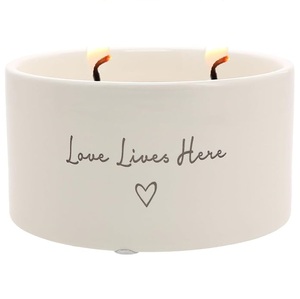 โถเซรามิคเคลือบขี้ผึ้งถั่วเหลืองกลิ่นหอมน่าทึ่งสำหรับตกแต่งปาร์ตี้วันหยุดงานแต่งงานของขวัญวันเกิดด้วยความรักของคุณ - Product Image 5