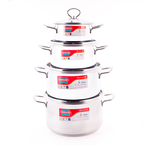 Batterie de cuisine Pots Set Meilleure vente Pots 4 pièces Batterie de cuisine en aluminium antiadhésif Appareils de cuisine de l'usine du Vietnam - Product Image 1