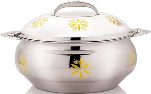 Casserole chaude de luxe en laiton pour la fête Faite à la main Design occidental pour la maison Hôtel Restaurant Logo Plats de riz - Product Image 4