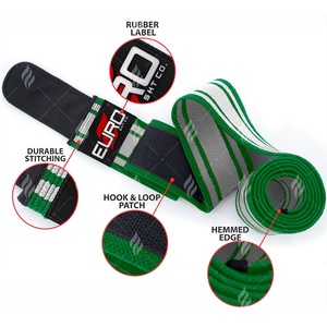 Premium Quality Heavy Duty Soft PVC <b>Knee</b> Wraps Lightweight Hook Loop Closure for Gym Strength Training for Advanced - Product Image 6