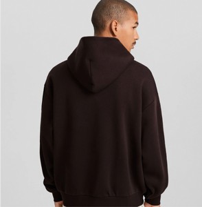 Sweatshirts à capuche avec impression bouffante pour hommes, sweatshirts à capuche de 300 grammes, design d'hiver solide, sweats à capuche professionnels avec logo personnalisé - Product Image 5