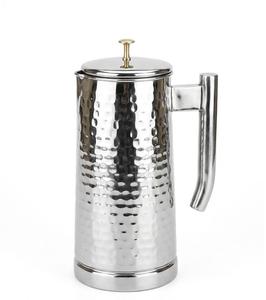 เหยือกสแตนเลสสำหรับใช้ในชีวิตประจำวัน ออกแบบมาเพื่อใช้เสิร์ฟน้ำ น้ำผลไม้ เครื่องดื่ม ปลอดภัยสำหรับเครื่องล้างจาน เป็นมิตรกับสิ่งแวดล้อม เหมาะสำหรับพื้นที่รับประทานอาหาร - Product Image 1