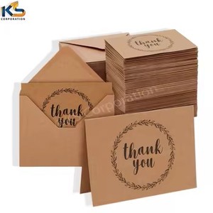 Lujosas tarjetas de felicitación de "gracias" de gama alta Cartón Premium Logotipo totalmente personalizable Obra DE ARTE Marca profesional personal - Product Image 3