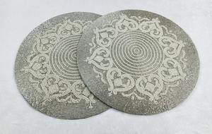 <b>Beaded</b> Crystal <b>Placemats</b> Luxury Eco-Friendly Handmade Wedding Customized Shaped Daily Mat - Product Image 6