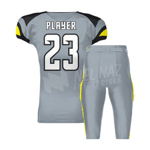 Uniforme de maillot de football américain respirant de haute qualité vêtements d'équipe de grande taille pour adultes quantité minimale de commande bas - Product Image 2