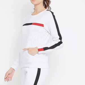 เสื้อสเวตเตอร์ผู้หญิงผ้าฟลีซน้ำหนักเบาผ้าฝ้ายนุ่มสบายสวมใส่ในฤดูหนาวสบายๆมีสไตล์เสื้อสวมหัวมาใหม่ - Product Image 3