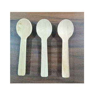 Fournisseur indien de cuillères biodégradables écologiques Couverts jetables en feuille de palmier au prix de gros - Product Image 1