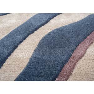 Alfombra Rectangular de Lana y Viscosa Azul con Diseño Animal, Tejida a Mano, para el Hogar, Pasillo, Modelo Tnq-1529, para Sala de Estar - Product Image 3