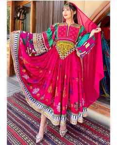 Vestido Regional Afgano de Alta Calidad para Mujer, Nuevo Diseño, Manga Larga, Bordado, Vestido Afgano Kuchi, MOQ Bajo - Product Image 5