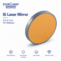Réflecteur de direction de faisceau laser CO2 en silicium de 9,2 à 9,7 µm pour le marquage de films PET, la découpe et le codage du papier