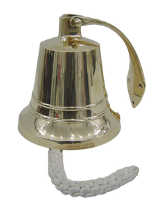 Cloche murale antique décoration de la maison cloches d'ancrage de navire nautique coulé à la main vacances décor de noël cloche de luxe artisanat en métal - Product Image 4