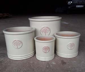 [Leo Nguyen Le] - Ensemble de pots de fleurs en céramique émaillée pour balcon/maison/décoration de jardin, vente en gros, de Baovy - Product Image 1