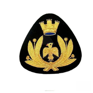 Insignias de chaqueta de bordado de alambre de lingotes personalizadas hechas a mano de alta calidad con logotipos 3D de alta calidad - Product Image 1