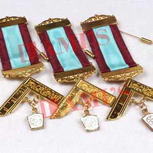 Meilleure qualité Mark Past Breast Jewel Maçonnic Regalia Jewel Custom Chest Tags Jewels - Product Image 3