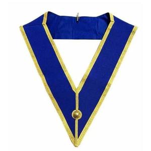 Faja masónica bordada a mano elegante, insignias doradas, Material de tela para ceremonias de logia, accesorio de moda - Product Image 6