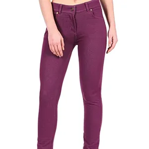 OEM Pantalones vaqueros ajustados para mujer Jeggings elásticos Señoras Nuevos pantalones vaqueros de colores al por mayor Para mujeres Jeans ODM