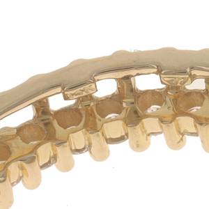 14K oro amarillo real diamante eternidad Halo colgante redondo brillante corte círculo para mujer joyería de moda chapado en oro - Product Image 2