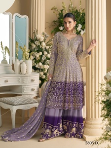 Exclusivo Georgette con bordado de lentejuelas Salwar Suit Mujer Moda Compras en línea al precio más bajo Fabricante de Surat - Product Image 4