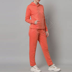 Chándales ligeros de servicio OEM para mujer, chándales ajustados de algodón y poliéster para mujer para adultos - Product Image 2