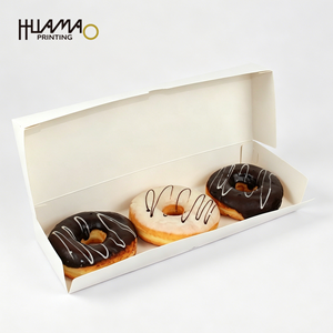 Eco Friendly <b>Donut</b> <b>Packaging</b> <b>Box</b> Food Grade paper <b>box</b> Custom Printed Paper <b>Donut</b> <b>Box</b> OEM ODM <b>Donut</b> <b>Box</b> Factory - Product Image 1