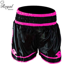 Pantalones cortos de kick boxing de poliéster 100% unisex, ropa deportiva para hombres para lucha corta y ropa de artes marciales personalizada OEM impreso - Product Image 4