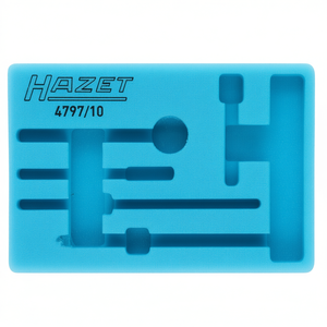 Inserto de Espuma Suave de 2 Componentes para Estuches de Herramientas Hazet 4797/10 - Product Image 2