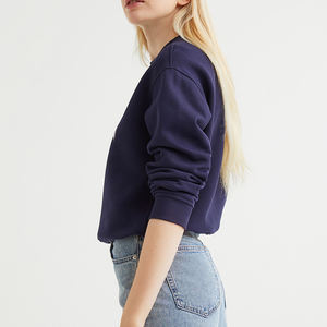 Sweat-shirt court à imprimé geste cœur, pull à manches longues pour femme, avec oreilles, crop top pour femme et fille - Product Image 4