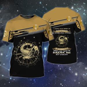 Camiseta Deportiva Casual de Verano para Hombre, de Manga Corta, con Estampado 3D de Escorpión, de Punto Sólido, de Secado Rápido, Talla Grande - Product Image 2